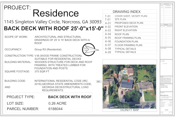 design professional deck plans for permit and construction